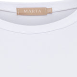 MARTA DU CHATEAU Marta du Chateau Dam T-Shirt MdcAzure 68857M T-shirt White
