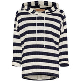 MARTA DU CHATEAU Marta du Chateau Dam blus med huva MedYsaline 21146 Restudsalg Navy