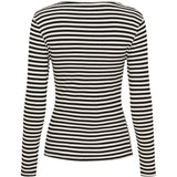 MARTA DU CHATEAU Marta du Chateau Dam långärmad T-Shirt MdcJosiane 49066 LS Tee Black/Greggio