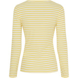 MARTA DU CHATEAU Marta du Chateau Dam långärmad T-Shirt MdcJosiane 49066 LS Tee Giallo/Greggio