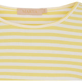 MARTA DU CHATEAU Marta du Chateau Dam långärmad T-Shirt MdcJosiane 49066 LS Tee Giallo/Greggio
