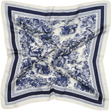 MARTA DU CHATEAU Marta du Chateau dam Scarf MdcJuline FA-Scarf Scarf Blue31274