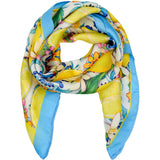 MARTA DU CHATEAU Marta du Chateau dam Scarf MdcJuline FA-Scarf Scarf Blue/Yellow3926