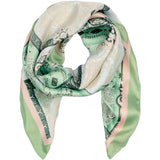 MARTA DU CHATEAU Marta du Chateau dam Scarf MdcJuline FA-Scarf Scarf Green11120