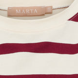 MARTA DU CHATEAU Marta du Chateau dam T-shirt MDCSAGE 8577 T-shirt Vino