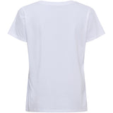 MARTA DU CHATEAU Marta du Chateau dam T-shirt MdcAvella 84275-Blomma T-shirt White/Pink
