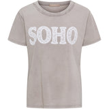 MARTA DU CHATEAU Marta du Chateau dam T-shirt MdcBelina 22585 Soho T-shirt Fango