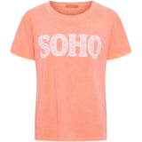 MARTA DU CHATEAU Marta du Chateau dam T-shirt MdcBelina 22585 Soho T-shirt Orange Fluo