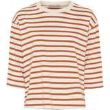 MARTA DU CHATEAU Marta du Chateau dam T-shirt MdcBrooklyn 58351 T-shirt Beige/Rust