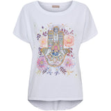 MARTA DU CHATEAU Marta du Chateau dam T-shirt MdcJessia 26126 T-shirt White