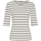 MARTA DU CHATEAU Marta du Chateau dam T-shirt MdcNena 7524 T-shirt Melange10