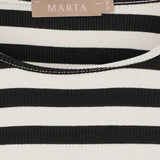 MARTA DU CHATEAU Marta du Chateau dam T-shirt MdcNena 7524 T-shirt Nero