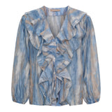 MARTA DU CHATEAU Marta du Chateau dam blus MdcAlena 8108 Shirt JeansGA7884n