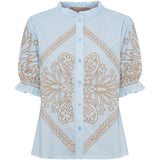 MARTA DU CHATEAU Marta du Chateau dam blus MdcAnabella 8119 Shirt Celeste6975tpg