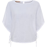 MARTA DU CHATEAU Marta du Chateau dam blus MdcAnnalise 2383M Blouse White