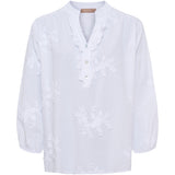 MARTA DU CHATEAU Marta du Chateau dam blus MdcAnnika TC38653M Blouse White