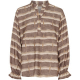 MARTA DU CHATEAU Marta du Chateau dam blus MdcAspen 7704 Shirt Fango