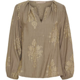 MARTA DU CHATEAU Marta du Chateau dam blus MdcBayleaf 7705 Shirt Fango60