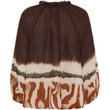 MARTA DU CHATEAU Marta du Chateau dam blus MdcBelladonna 003 Shirt Marrone