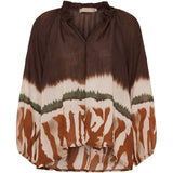 MARTA DU CHATEAU Marta du Chateau dam blus MdcBelladonna 003 Shirt Marrone