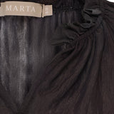 MARTA DU CHATEAU Marta du Chateau dam blus MdcBelladonna 003 Shirt Nero