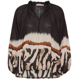 MARTA DU CHATEAU Marta du Chateau dam blus MdcBelladonna 003 Shirt Nero