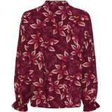 MARTA DU CHATEAU Marta du Chateau dam blus MdcJoceline 5891 Shirt Bordeaux840TPN