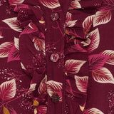 MARTA DU CHATEAU Marta du Chateau dam blus MdcJoceline 5891 Shirt Bordeaux840TPN