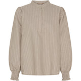 MARTA DU CHATEAU Marta du Chateau dam blus MdcMalou 7913 Blouse Sand2