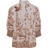 MARTA DU CHATEAU Marta du Chateau dam blus MdcMelisande 7527 Shirt Grey3142tps