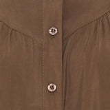 MARTA DU CHATEAU Marta du Chateau dam blus MdcMelodie 58210 Blouse Brown276