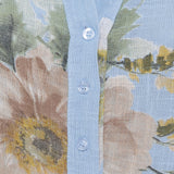 MARTA DU CHATEAU Marta du Chateau dam blus MdcNadira 9122 Shirt Celeste