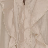 MARTA DU CHATEAU Marta du Chateau dam blus MdcNaira 58221M Shirt Beige46