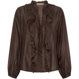 MARTA DU CHATEAU Marta du Chateau dam blus MdcNaira 58221M Shirt Moro