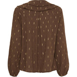 MARTA DU CHATEAU Marta du Chateau dam blus MdcOasis 7657 Shirt Chocolate2918