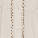 MARTA DU CHATEAU Marta du Chateau dam blus MdcPoppy 7473 Shirt Sabbia102