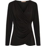 MARTA DU CHATEAU Marta du Chateau dam blus MdcPrimrose 6075 Blouse Black