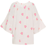 MARTA DU CHATEAU Marta du Chateau dam blus MdcPutte 7316 Shirt PINK HEART