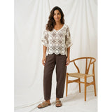 MARTA DU CHATEAU Marta du Chateau dam blus MdcRenny 1017 Blouse Fango