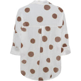MARTA DU CHATEAU Marta du Chateau dam blus MdcRiva 851928 Blouse Brown