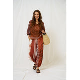 MARTA DU CHATEAU Marta du Chateau dam blus MdcValoria 68281 Shirt Brown