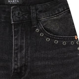MARTA DU CHATEAU Marta du Chateau dam byxor MdcBitten MDC226-8605 Jeans Black