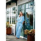 MARTA DU CHATEAU Marta du Chateau dam byxor MdcMarilyn 8222 Pant Light blue
