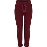 MARTA DU CHATEAU Marta du Chateau dam byxor MdcPecan 22080 Pant Bordeaux