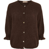 MARTA DU CHATEAU Marta du Chateau dam cardigan MdcJuliana 2413 Cardigan Brown2984