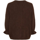 MARTA DU CHATEAU Marta du Chateau dam cardigan MdcJuliana 2413 Cardigan Choco21525