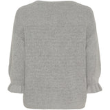 MARTA DU CHATEAU Marta du Chateau dam cardigan MdcJuliana 2413 Cardigan Light Grey