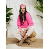 MARTA DU CHATEAU Marta du Chateau dam cardigan MdcJuliana 2413 Cardigan Pink9868