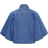 MARTA DU CHATEAU Marta du Chateau dam jacka MdcMarika MDC237-V9081B Shirt Blue Denim