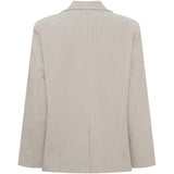 MARTA DU CHATEAU Marta du Chateau dam kavaj MdcMarissa 8232 Blazer Beige Stripe